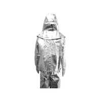 Combinaison de pompier homologuée CCS/CE, pantalon de pompier, couleur argent, composite aluminium-aramide, style divisé, sauvetage d'urgence