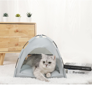 PoeticExist Vente Chaude Personnalisé Pet Voyage En Plein Air respirant <span class=keywords><strong>Tente</strong></span> Lit Maison Toile <span class=keywords><strong>Solide</strong></span> Couleurs Camping Chien Chat <span class=keywords><strong>Tente</strong></span> - Product Image 4