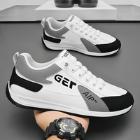 Chaussures de sport rétro à semelle épaisse pour hommes, confortables, amortissantes, antidérapantes, respirantes, pour la marche quotidienne en extérieur
