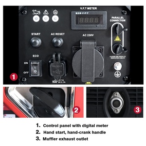 Tay/Điện/từ xa <span class=keywords><strong>2</strong></span>.8kW Máy phát điện nhỏ xăng cho nhà xách tay <span class=keywords><strong>mini</strong></span> Trọng lượng nhẹ Inverter im lặng Máy Phát Điện Xăng - Product Image 6