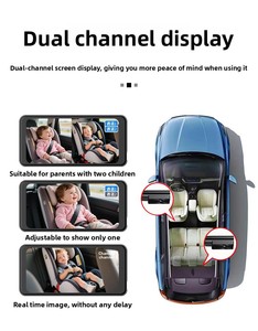 Moniteur <span class=keywords><strong>de</strong></span> voiture <span class=keywords><strong>pour</strong></span> bébé HD - Fonction caméra embarquée avec vision nocturne 1080P - Caméra <span class=keywords><strong>de</strong></span> voiture <span class=keywords><strong>pour</strong></span> bébé <span class=keywords><strong>pour</strong></span> la sécurité des sièges arrière - Product Image 3