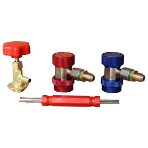 Bộ đồng hồ đo đa năng HVAC cho R12 R22 R502, dụng cụ đo gas lạnh điều hòa, đồng thau, dùng tay, dùng cho lắp đặt điều hòa - Product Image 5