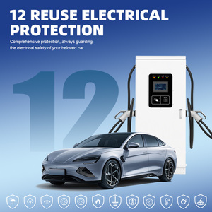 GDON <span class=keywords><strong>Chargeur</strong></span> rapide DC 60 kW commercial public de niveau 3, stations de recharge pour voitures électriques montées au sol avec double connecteur - Product Image 5