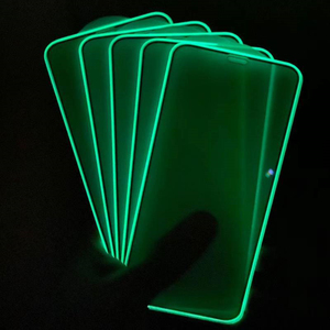<span class=keywords><strong>Protector</strong></span> de pantalla de vidrio templado luminoso para teléfono móvil, <span class=keywords><strong>gel</strong></span> de sílice colorido de 0,33mm para iPhone 13 Pro max 12 mini 11 Pro - Product Image 2