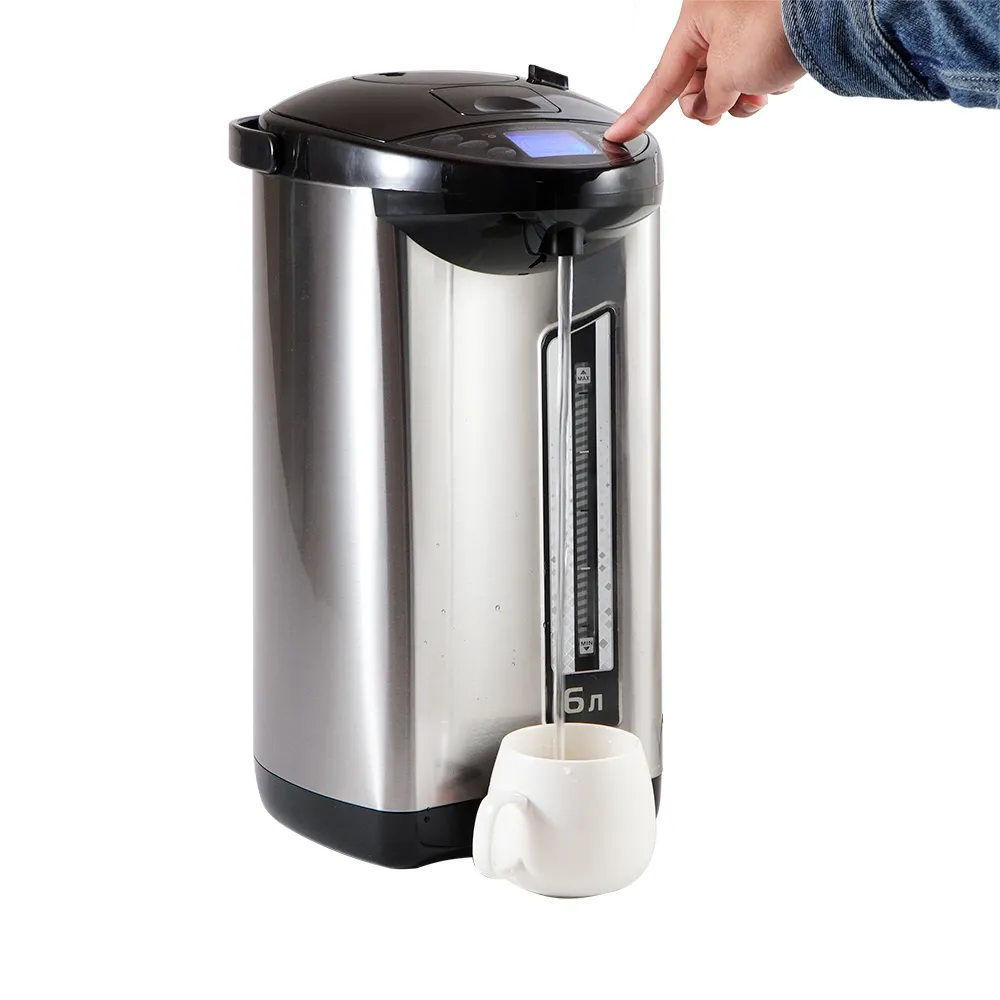 Dispensador de caldera de agua de termo eléctrico para café, ideal para té, cacao caliente y comida para bebés