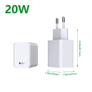 Adattatore di Alimentazione USB a Una Porta con Spina USA, 5V 2.4A 12W, Ricarica Rapida, Design Pieghevole e Portatile per Telefoni Cellulari - Product Image 2
