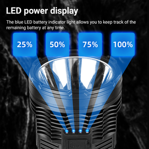 Linterna LED Multifuncional, Recargable, de Alta Luminosidad, para Exteriores, Camping, Emergencias, Portátil - Product Image 5