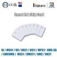 Carte à puce d'encre intelligente VJ MS41 UV UH21 US11 MP31 UMS-SA SMCUMS MS51 UMS21 UMS DH21 pour Mutoh 220/440/500 /880/1000ml 10 couleurs
