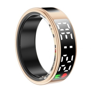Anillo Inteligente 2026 con Pantalla LED, Monitor de Frecuencia Cardíaca, SpO2, Sueño, Control por Gestos, Video, Control Remoto de Fotos, Caja de Carga, IP68 - Product Image 1