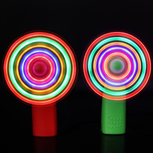Ventilateur portable lumineux LED pour enfants, mini-ventilateur en plastique, cadeau idéal pour fêtes et célébrations - Product Image 1