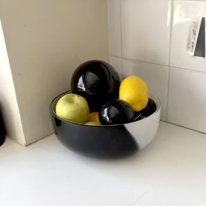 Bola Deco 201/304 stainless Steel, bola dekorasi meja rongga baja bulat hitam/merah/putih - Product Image 5