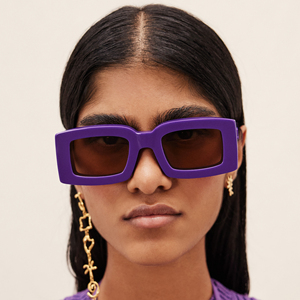 3402 New Arrival Fashion Personality Custom logo Design Small square <b>Frame</b> Vintage Women Men Sunglasses - Product Image 1