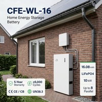Batterie solaire LFP haute sécurité à cellules séparées CFE-WL-16 5KWH 10KWH 16KWH 51.2V 314Ah CAN, protection multiple, pour système de stockage d'énergie domestique (ESS) CE IP20