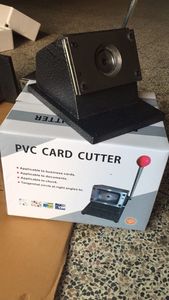Id写真クレジットカードカッターPvcダイパンチバッジビジネス自動ノートブック製造機紙切断機マニュアル90*55mm - Product Image 3