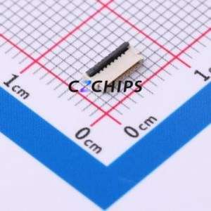 FPC-0.5HF-8PWBH10 FFC/FPC Connector SMD,P=0.5mm,Horizontal Mount Connector Flip Cover Type Double Side Contact / Top Bottom - Product Image 1