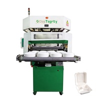 LD-12-1350 Volautomatische Wegwerp Suikerriet Bagasse Thermocol Papieren Borden Servies Making Machine