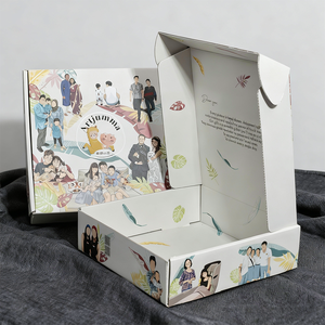 กล่องกระดาษใส่เครื่องประดับชุดเล็กกล่องใส่เสื้อผ้ากล่องกระดาษรีไซเคิลได้ตามต้องการกล่องใส่สินค้าโภคภัณฑ์ - Product Image 5