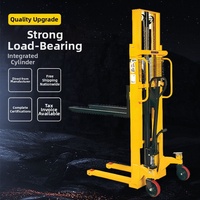 Accessoires de levage, chariot élévateur à bras articulé avec portée en hauteur, capacité de 1 tonne, chariot élévateur et transpalette