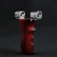 Grande fronde de chasse en acier inoxydable, Offre Spéciale, gode de haute qualité, en bois, pour la chasse