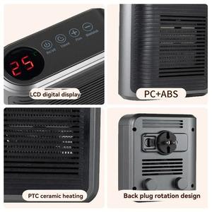 Nuevo Calentador Portátil Multifunción Mini, Ventilador de Calefacción para Baño Pequeño, Calentador Eléctrico de Cerámica PTC con Enchufe de Pared, Temporizador Táctil para Oficinas - Product Image 5
