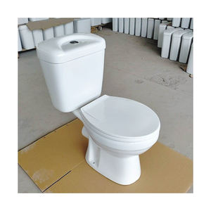 Baño Sanita De Ceramic Preo Mais Baixo Sanitario 2 Piezas P Trap Toilet Pot Complet - Product Image 1