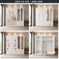 Armoire en acier sur mesure, placard métallique en gros pour hôtel, appartement, dortoir, stockage en kit OEM ODM
