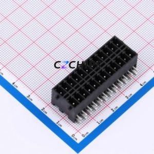 DB2ERHBG-3.5-2*12P-BK Plug-in Terminal Block Bent Lead Through Hole,P=3.5mm Board-to-Board / Socket - Closed Snap Fixing 2x12P - Product Image 1
