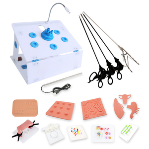 0 °   30 °   กล่องฝึกหัดการผ่าตัดผ่านกล้องแบบลาปาโรสโคป พร้อมแหล่งกำเนิดแสง LED เชื่อมต่อคอมพิวเตอร์ ชุดฝึกหัดการผ่าตัดผ่านกล้องแบบลาปาโรสโคปครบชุด - Product Image 4