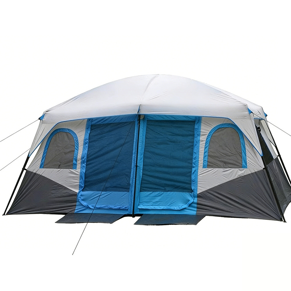 Tente lodge bleu paon