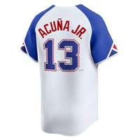 Camiseta de Béisbol Bordada al por Mayor de los Atlanta Braves de EE. UU. # 13 Ronald Acuna Jr. # 28 Matt Olson # 27 Austin Riley Ropa Deportiva de Softbol