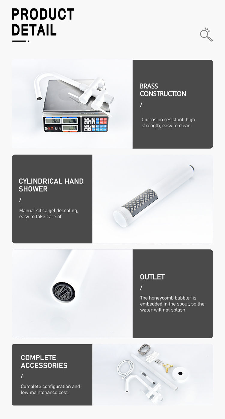 Concise Modern Brass Body Freestanding Floor Mounted Faucet In Kaiping Taps White Stand Alone