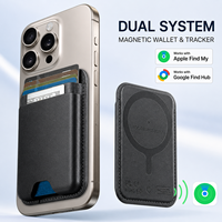 Dompet MagSafe Sistem Ganda Apple Find My Android Find Hub Tempat Kartu RFID Magnetik Pelacak Pintar GPS Produsen Grosir