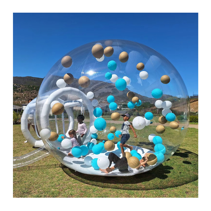 Commercial Tiger Theme Inflatable Bubble House