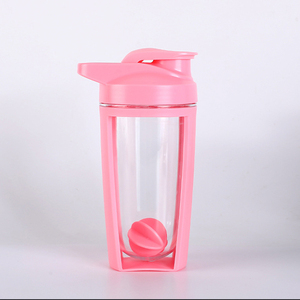Mélangeur de sports nautiques Mélange de protéines Design rouge <span class=keywords><strong>2022</strong></span> Nouveau amélioré Femmes Voyage Europe Adultes Paille de blé Bouteille shaker en plastique - Product Image 5