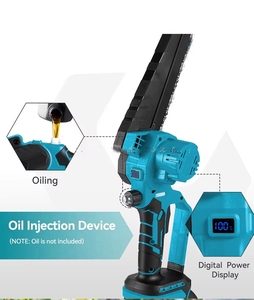 Scie à chaîne électrique multifonctionnelle pour le travail du <span class=keywords><strong>bois</strong></span>, le jardinage, la coupe, la scie à chaîne au lithium, scie à chaîne électrique portative 6/8'' - Product Image 4