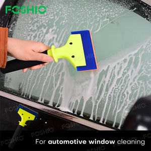 Foshio Tergivetro Personalizzabile da 5 e 8 Pollici <span class=keywords><strong>per</strong></span> <span class=keywords><strong>Vetri</strong></span> e <span class=keywords><strong>Porte</strong></span> in Vetro, con Lama in Gomma, Ideale anche <span class=keywords><strong>per</strong></span> Doccia - Product Image 6