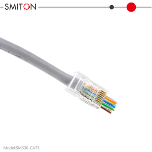 Câble réseau UTP 8P8C Cat5e Cat6, connecteur modulaire <span class=keywords><strong>RJ</strong></span> <span class=keywords><strong>45</strong></span>, fiches passantes <span class=keywords><strong>Cat</strong></span> <span class=keywords><strong>6</strong></span>, connecteur Ethernet RJ45 - Product Image 4