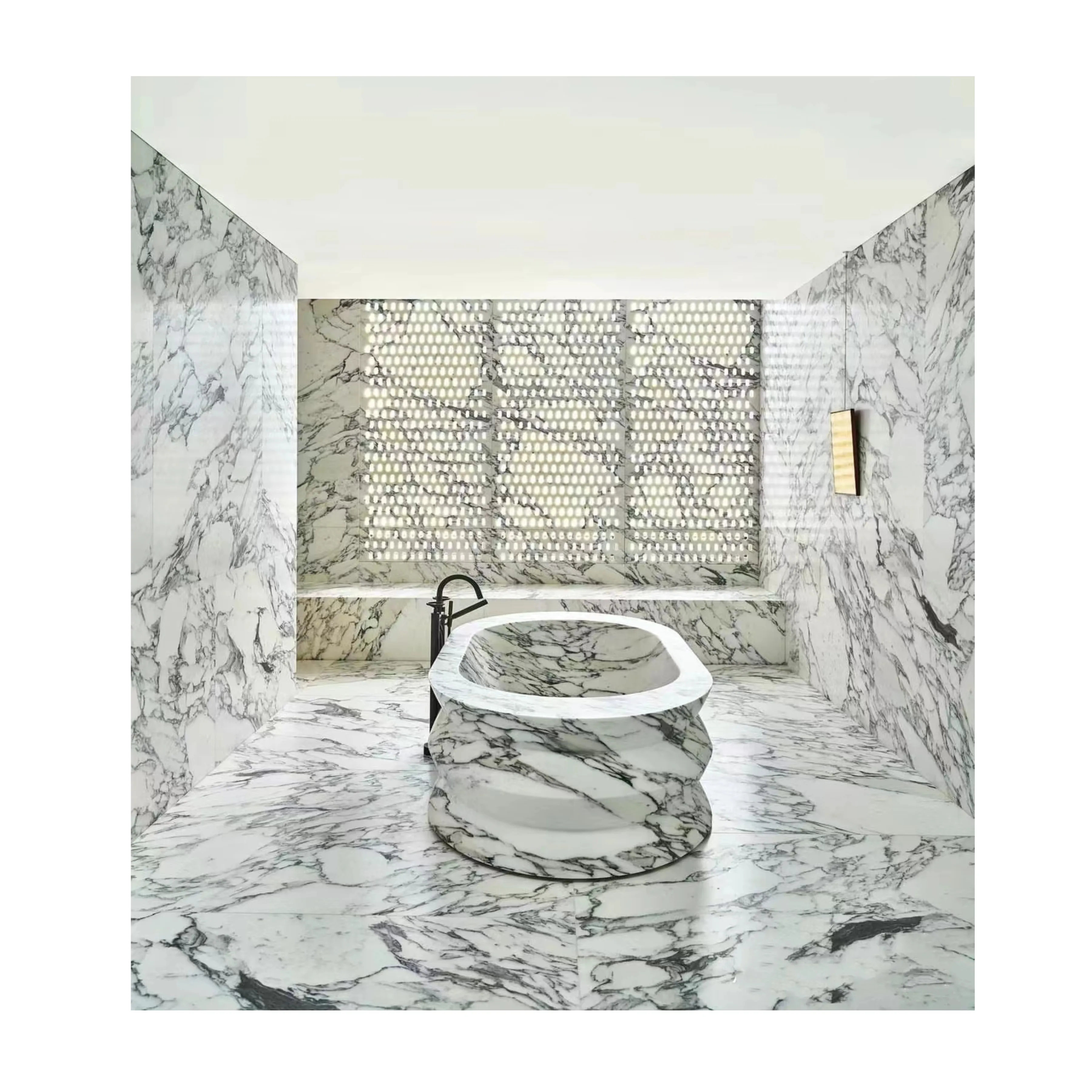 Chinese Marble Supplier For Project And Wholesalers Arabescato White Marble Wall Panel/Flooring Tiles/Countertop