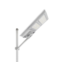 Lampu Jalan Tenaga Surya Terpadu All in One 100W LED IP65 Aluminium Murni Kualitas Terbaik Kompetitif