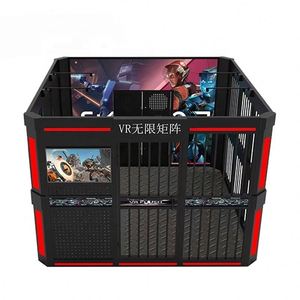 VR la Cage pour quatre personnes, utilisation en parc d'attractions intérieur commercial, construction métallique, capacité 100-500 kg - Product Image 5