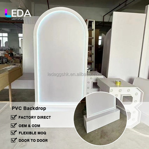 Panel Acrílico LEDA Moderno para Baby Shower, Fiesta de Cumpleaños, Boda, Letrero de Bienvenida para Recepción, Luces LED Personalizables - Product Image 4