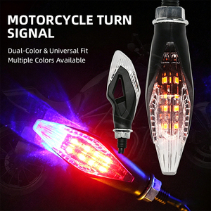 Intermitentes LED de 12V para Motocicleta, Luz Intermitente de Agua Fluida, Indicador Impermeable Ámbar/Blanco/Rojo para Motocicleta, Scooter, Personalizado - Product Image 4