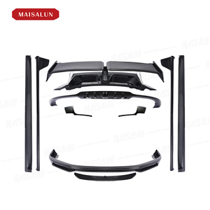 Alta vendita <span class=keywords><strong>T</strong></span> stile fibra di carbonio minigonne laterali con labbro anteriore spoiler per <span class=keywords><strong>Porsche</strong></span> 911 991.2 aggiornamento <span class=keywords><strong>T</strong></span> style kit - Product Image 6