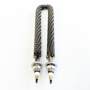 Tube chauffant à ailettes en U antirouille 220V 2.1kW pour environnement humide, chauffage double extrémité - Product Image 2