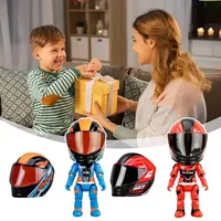Figura de Acción de Motociclista en Versión Q, Modelo a Escala 1:5, de Aleación, Regalo para Niños Pequeños