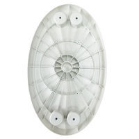 TOPWELLRV Promotion exceptionnelle : Pieds de table amovibles rectangulaires et ovales en acier inoxydable pour camping-car, bateau et intérieur de voiture