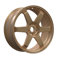 Rines Forjados de Aluminio de 17, 18 y 19 Pulgadas 5x108 de Plato Hondo para 350Z, Rines Forjados Personalizados OZ TE37SL Volk Rays