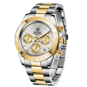 Reloj de Pulsera de Lujo para Hombre, de Acero Inoxidable, con Correa de Cuero, Múltiples Funciones, Resistente al Agua, con Hebilla, de Cuarzo, Deportivo, para Negocios, Montre Homme - Product Image 5