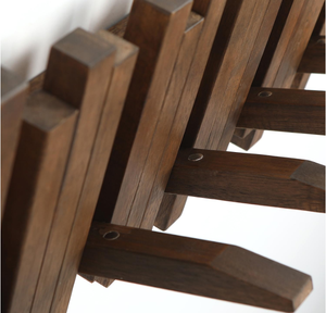 ตะขอแขวนติดผนังแบบฝาพับทำจากไม้อาเคเซียเคลือบสีวอลนัทเคลือบไม้เคลือบไม้ศิลปะติดผนังทำจากไม้อะคาเซีย - Product Image 6