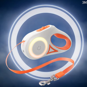 Correa de Perro Retráctil de Lujo ONESTEP con Luz Led para Paseos Nocturnos y Mango Antideslizante - Product Image 5
